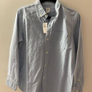 GAP Kids Sky Blue Button Down Shirt